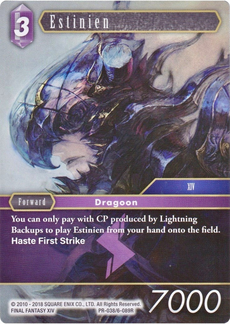 Image for Estinien (FF: Promo Cards) (PR-038/6-089R) - Final Fantasy TCG