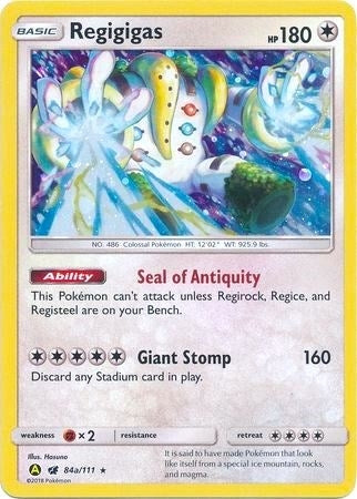 Image for Regigigas - 84a/111 (Alternate Art Promos) (084a/111) - Pokemon