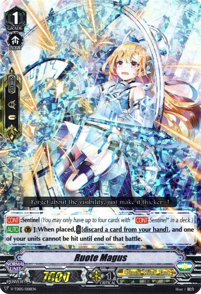 Image for Ruote Magus (RRR Foil) (V-TD05: Misaki Tokura) (V-TD05/008EN) - Cardfight Vanguard
