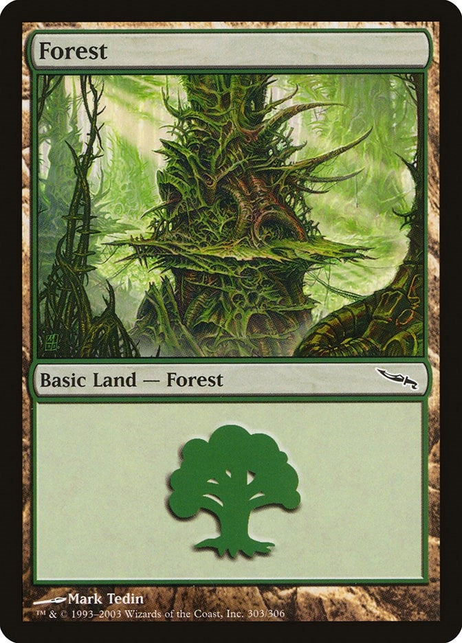 Image for Forest (303) (Mirrodin) (303) - Magic: The Gathering