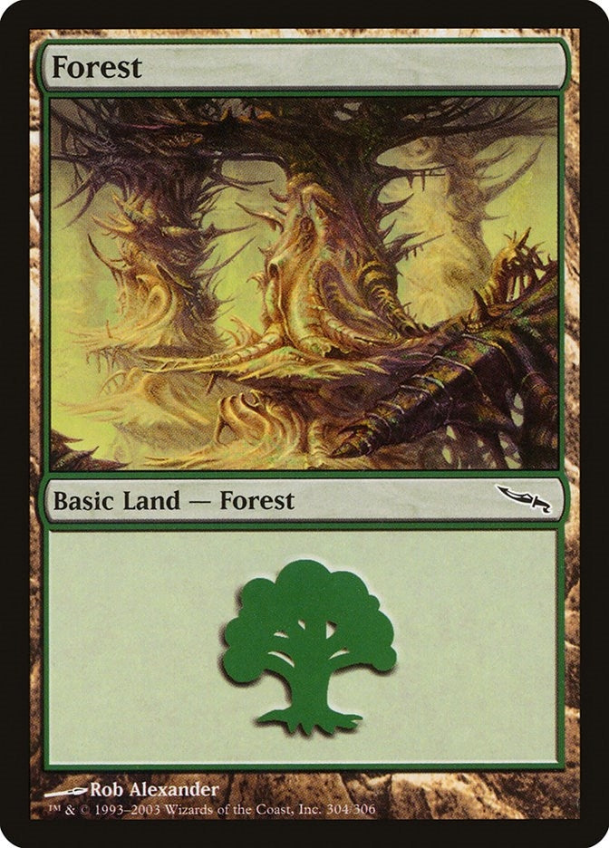 Image for Forest (304) (Mirrodin) (304) - Magic: The Gathering