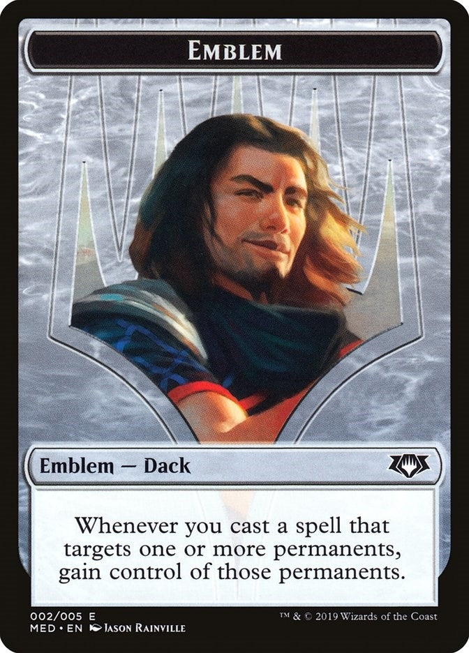 Image for Emblem - Dack Fayden (Mythic Edition: Ravnica Allegiance) (2) - Magic: The Gathering