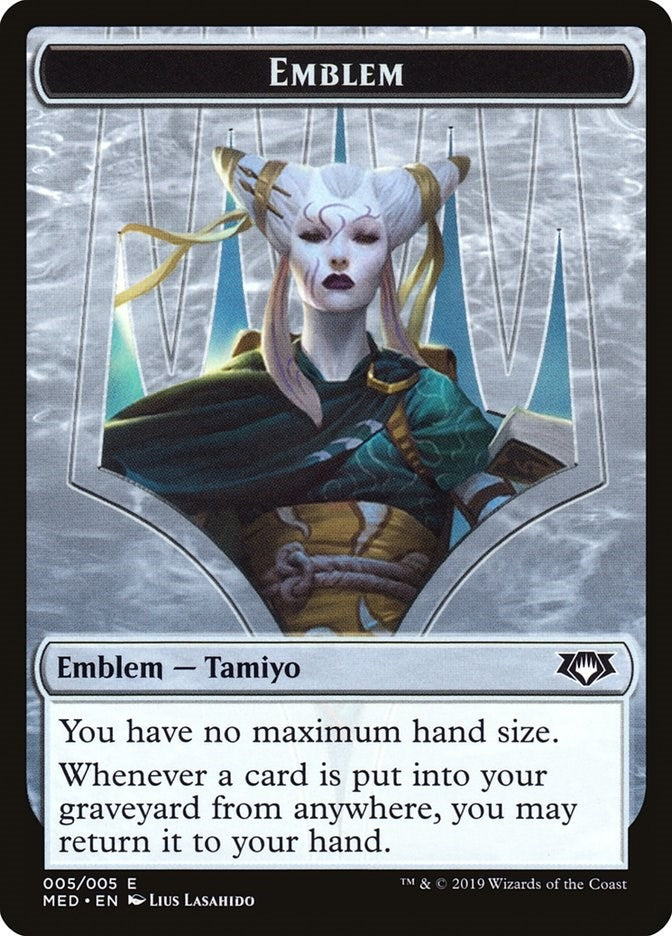 Image for Emblem - Tamiyo, the Moon Sage (Mythic Edition: Ravnica Allegiance) (5) - Magic: The Gathering