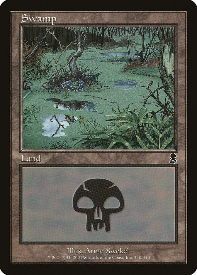 Image for Swamp (340) (Odyssey) (340) - Magic: The Gathering