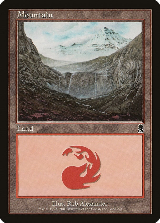 Image for Mountain (345) (Odyssey) (345) - Magic: The Gathering