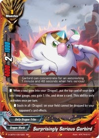 Image for Surprisingly Serious, Garbird (S-CBT01: Golden Garga) (S-CBT01/0010EN) - Future Card BuddyFight