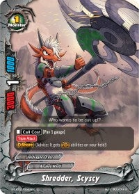 Image for Shredder, Scyscy (S-CBT01: Golden Garga) (S-CBT01/0053EN) - Future Card BuddyFight