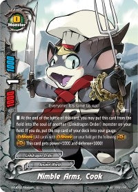 Image for Nimble Arms, Cook (S-CBT01: Golden Garga) (S-CBT01/0054EN) - Future Card BuddyFight