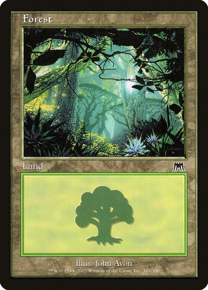Image for Forest (347) (Onslaught) (347) - Magic: The Gathering