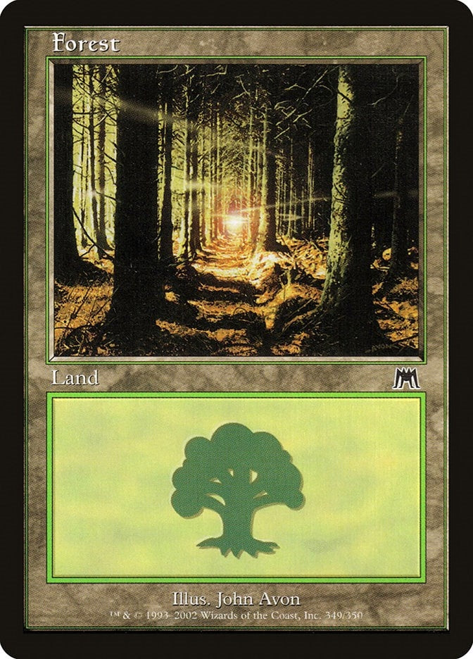 Image for Forest (349) (Onslaught) (349) - Magic: The Gathering