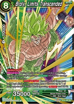 Image for Broly, Limits Transcended (Destroyer Kings) (BT6-060) - Dragon Ball Super: Masters