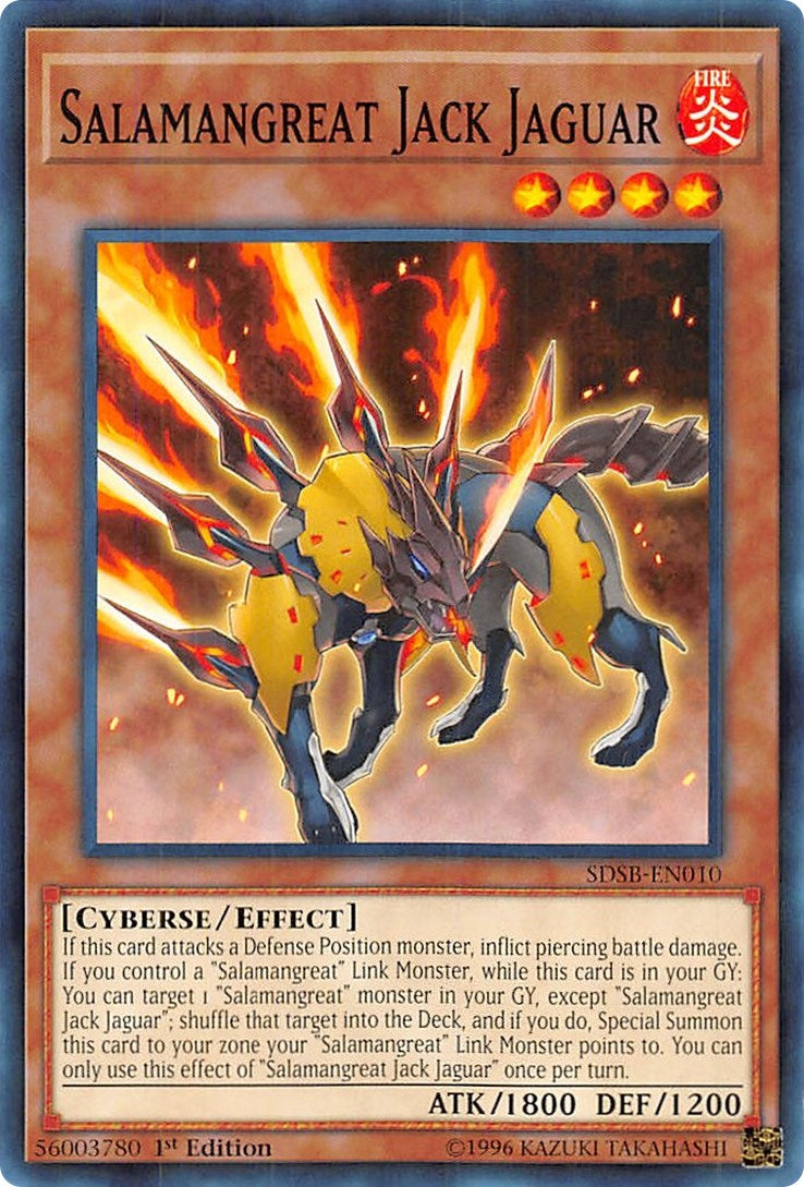 Image for Salamangreat Jack Jaguar (Structure Deck: Soulburner) (SDSB-EN010) - YuGiOh