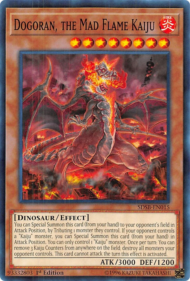 Image for Dogoran, the Mad Flame Kaiju (Structure Deck: Soulburner) (SDSB-EN015) - YuGiOh