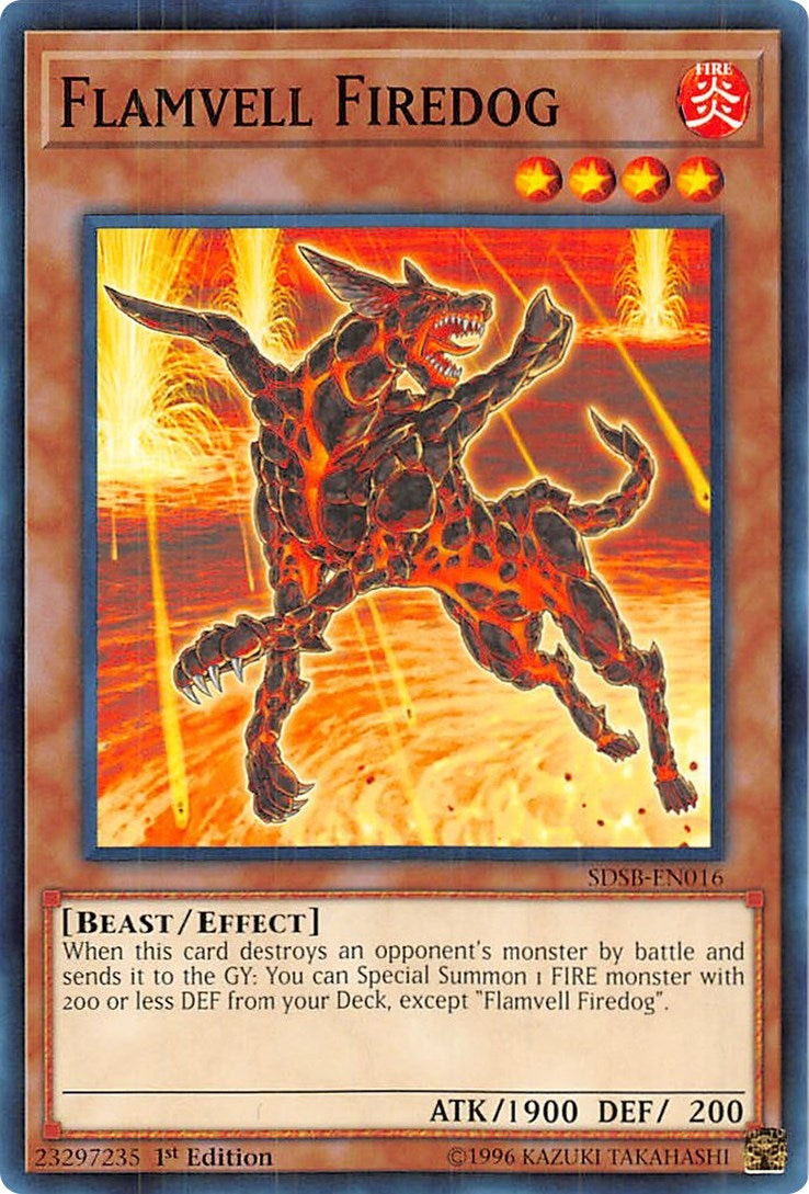 Image for Flamvell Firedog (Structure Deck: Soulburner) (SDSB-EN016) - YuGiOh