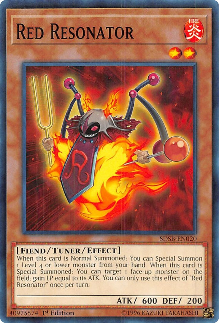 Image for Red Resonator (Structure Deck: Soulburner) (SDSB-EN020) - YuGiOh