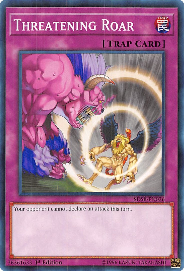 Image for Threatening Roar (Structure Deck: Soulburner) (SDSB-EN036) - YuGiOh