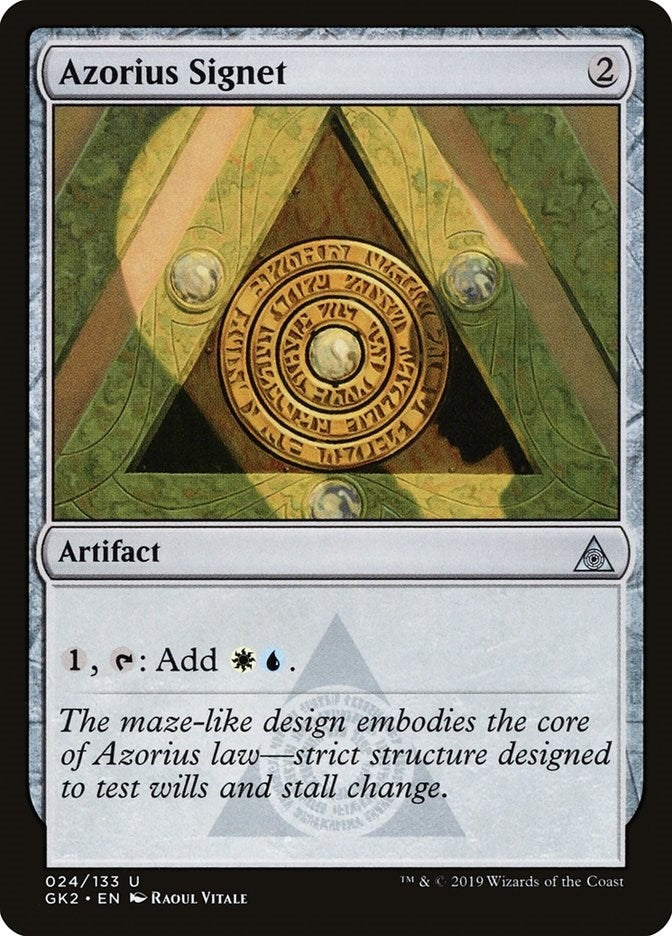 Image for Azorius Signet (Ravnica Allegiance: Guild Kits) (24) - Magic: The Gathering