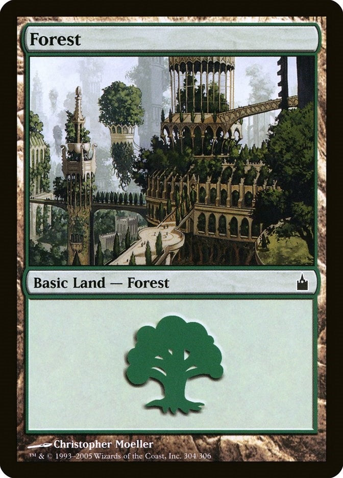 Image for Forest (304) (Ravnica: City of Guilds) (304) - Magic: The Gathering