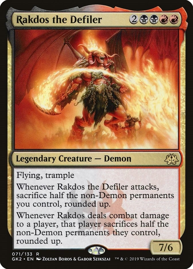Image for Rakdos the Defiler (Ravnica Allegiance: Guild Kits) (71) - Magic: The Gathering