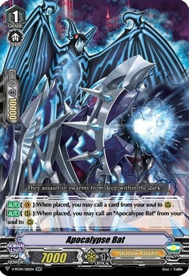 Image for Apocalypse Bat (V-BT04: Vilest! Deletor) (V-BT04/015EN) - Cardfight Vanguard