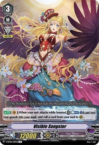 Image for Visible Songster (V-BT04: Vilest! Deletor) (V-BT04/039EN) - Cardfight Vanguard