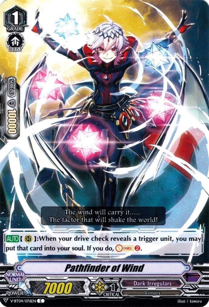 Image for Pathfinder of Wind (V-BT04: Vilest! Deletor) (V-BT04/076EN) - Cardfight Vanguard