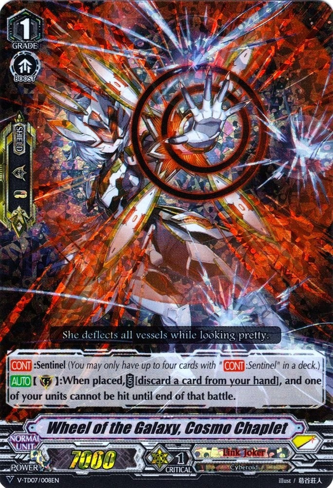 Image for Wheel of the Galaxy, Cosmo Chaplet (RRR Foil) (V-TD07: Kouji Ibuki) (V-TD07/008EN) - Cardfight Vanguard