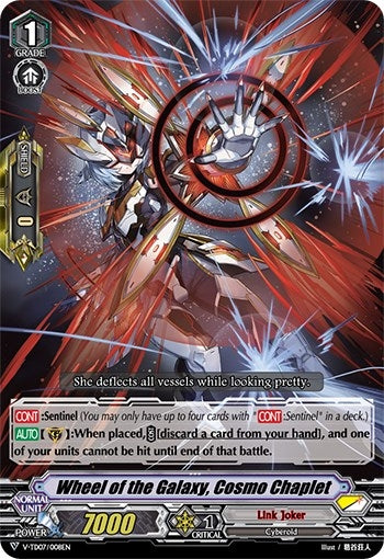 Image for Wheel of the Galaxy, Cosmo Chaplet (V-TD07: Kouji Ibuki) (V-TD07/008EN) - Cardfight Vanguard