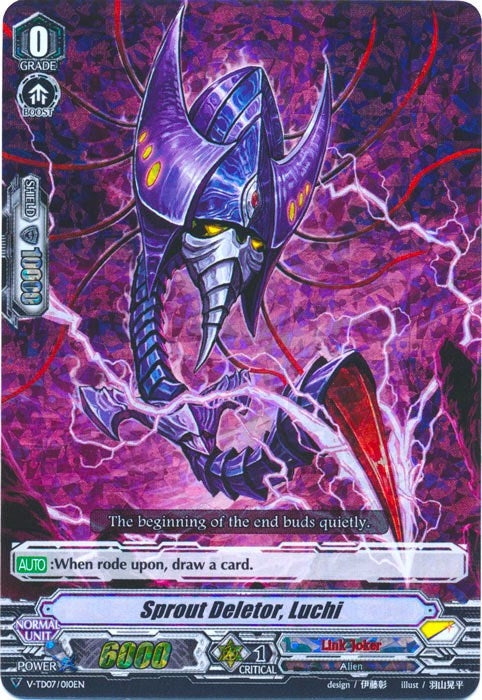 Image for Sprout Deletor, Luchi (RRR Foil) (V-TD07: Kouji Ibuki) (V-TD07/010EN) - Cardfight Vanguard