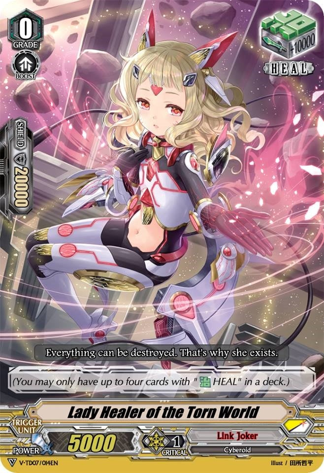Image for Lady Healer of the Torn World (V-TD07: Kouji Ibuki) (V-TD07/014EN) - Cardfight Vanguard