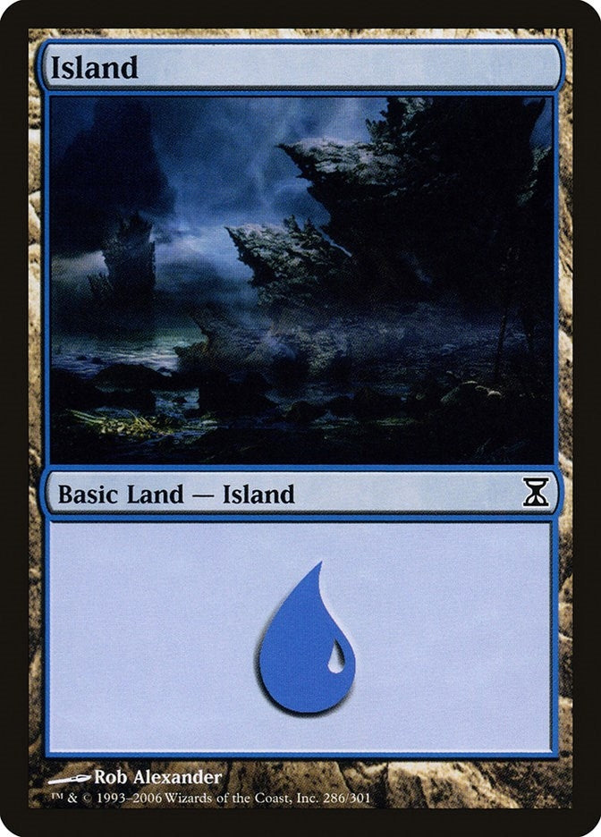 Image for Island (286) (Time Spiral) (286) - Magic: The Gathering
