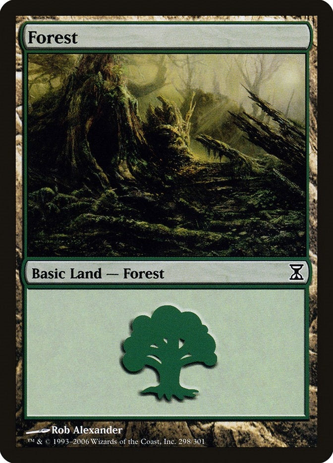 Image for Forest (298) (Time Spiral) (298) - Magic: The Gathering