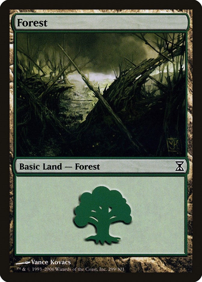 Image for Forest (299) (Time Spiral) (299) - Magic: The Gathering