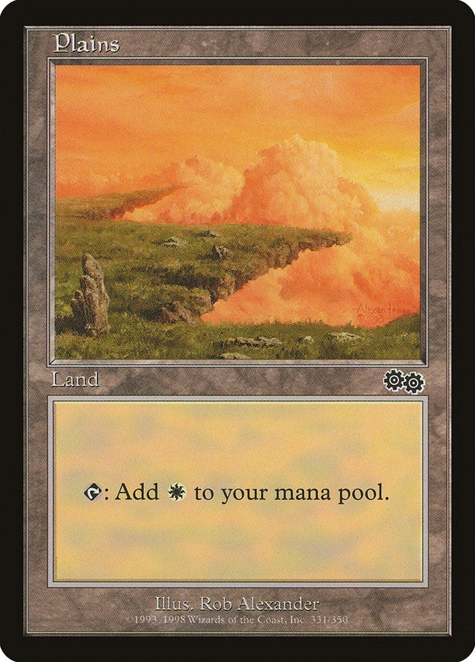 Image for Plains (331) (Urza's Saga) (331) - Magic: The Gathering