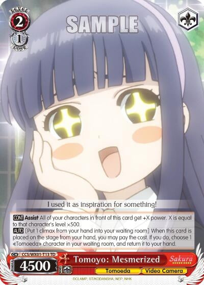 Image for Tomoyo: Mesmerized (Cardcaptor Sakura: Clear Card) (CCS/WX01-T13 TD) - Weiss Schwarz