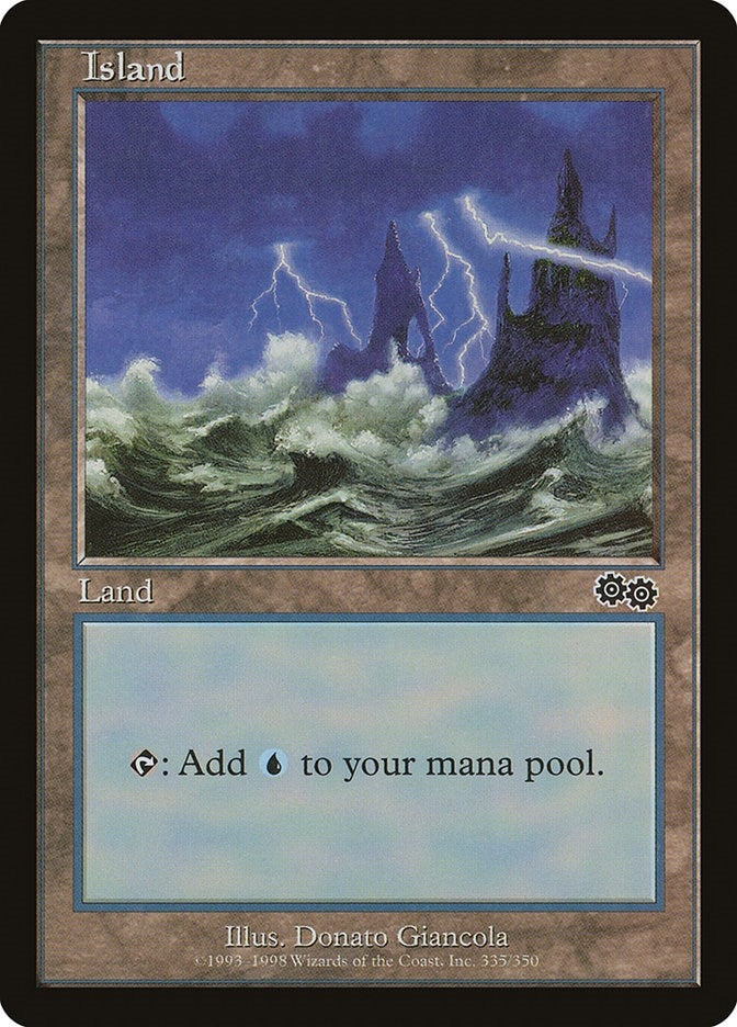 Image for Island (335) (Urza's Saga) (335) - Magic: The Gathering