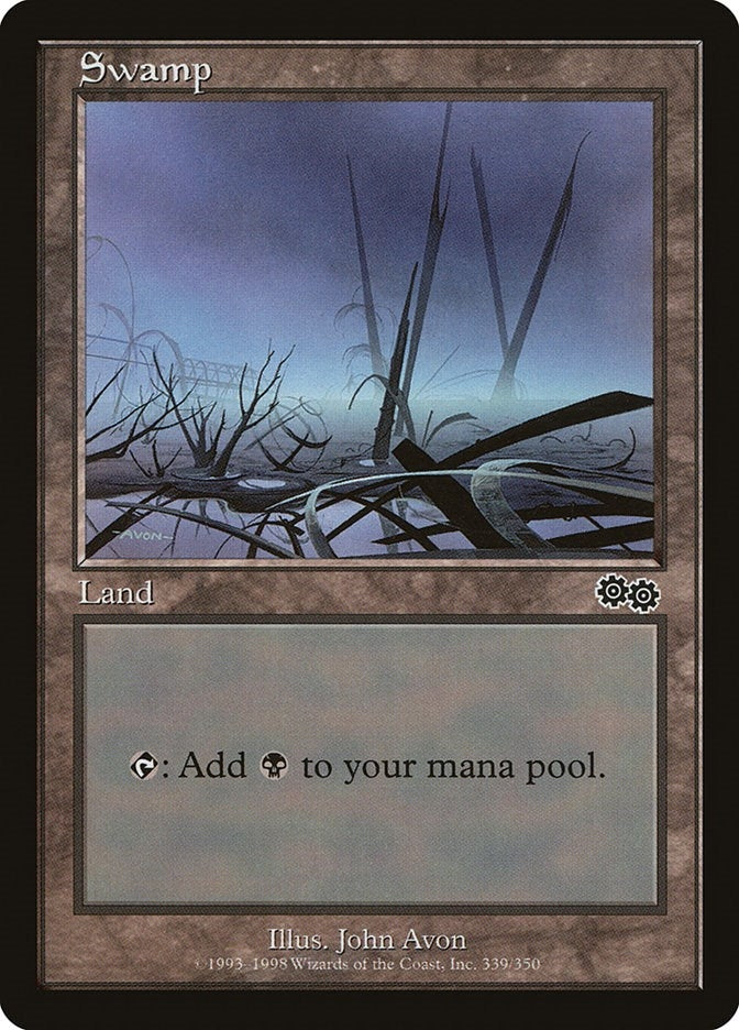 Image for Swamp (339) (Urza's Saga) (339) - Magic: The Gathering