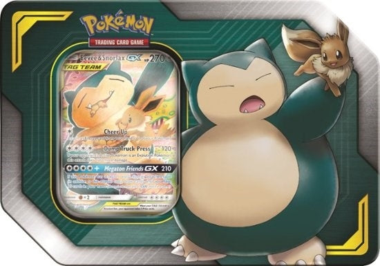Image for TAG TEAM Tin [Eevee & Snorlax GX] - Pokemon