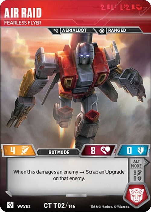 Image for Air Raid - Fearless Flyer (Rise of the Combiners) (2) - Transformers TCG