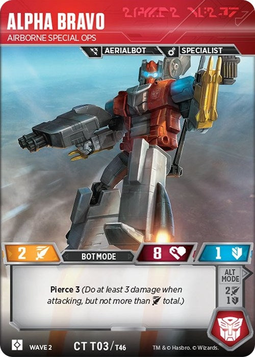 Image for Alpha Bravo - Airborne Special Ops (Rise of the Combiners) (3) - Transformers TCG