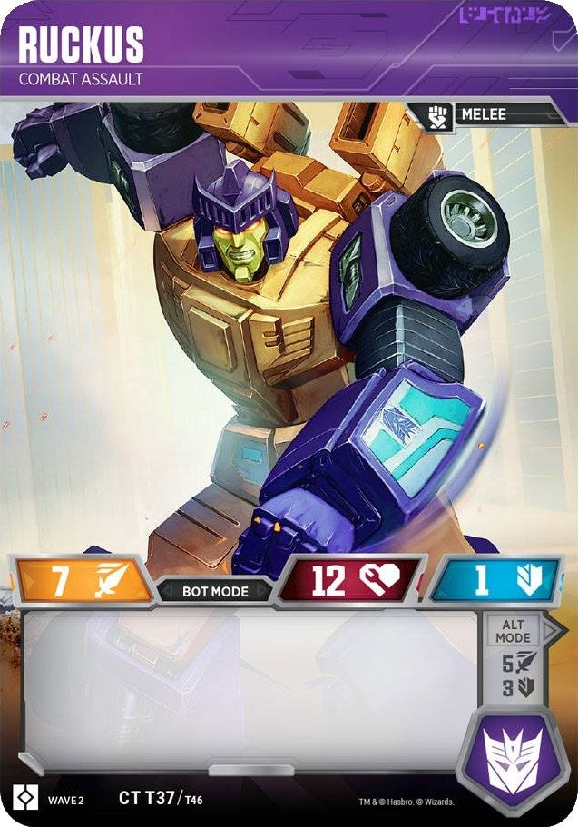 Image for Ruckus - Combat Assault (Rise of the Combiners) (37) - Transformers TCG