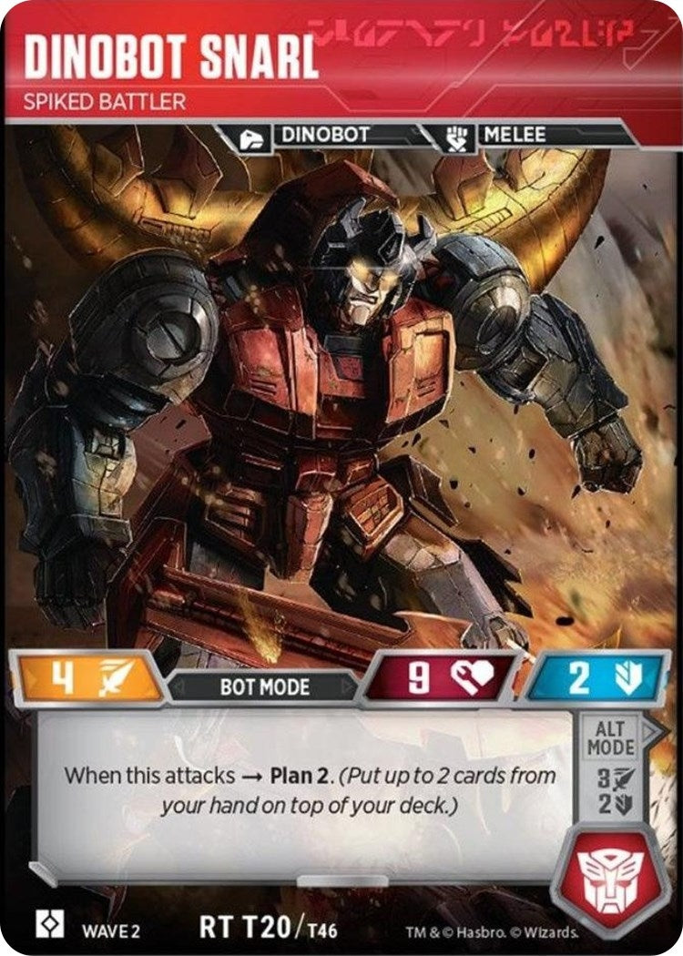 Image for Dinobot Snarl - Spiked Battler (Rise of the Combiners) (20) - Transformers TCG