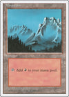 Image for Mountain (B) (Fourth Edition) (184) - Magic: The Gathering