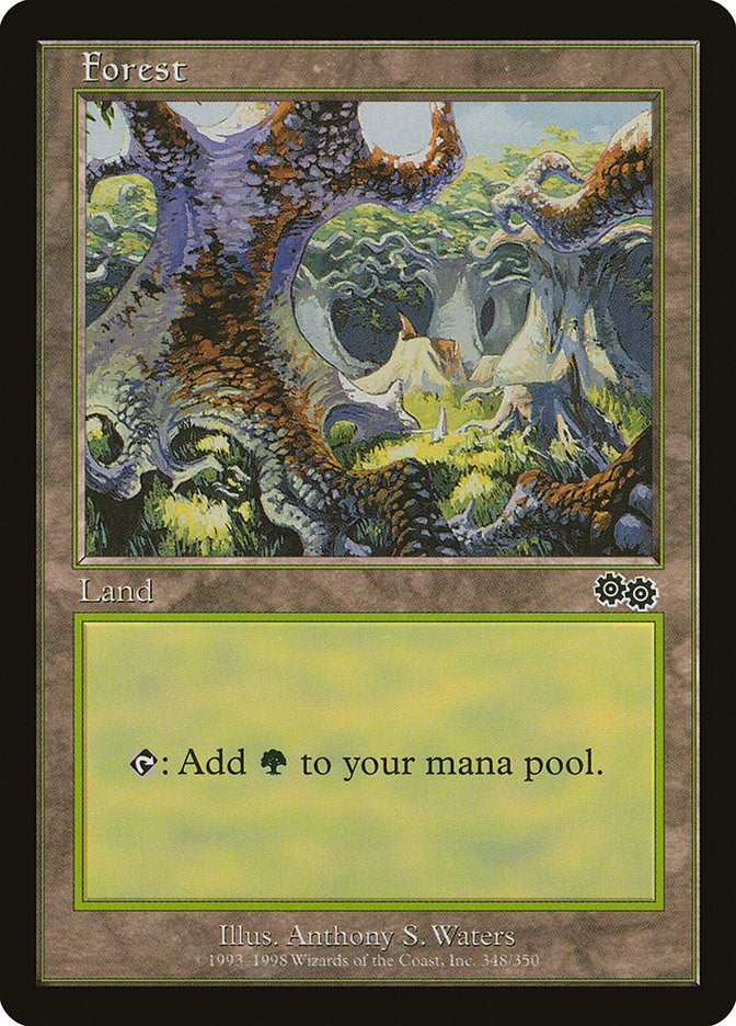 Image for Forest (348) (Urza's Saga) (348) - Magic: The Gathering
