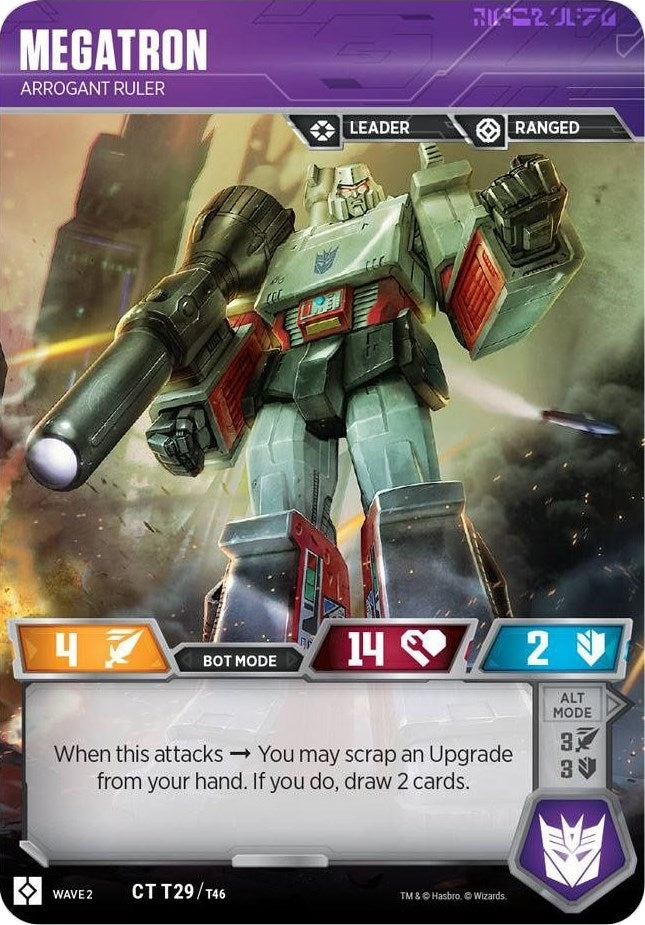 Image for Megatron - Arrogant Ruler (Rise of the Combiners) (29) - Transformers TCG