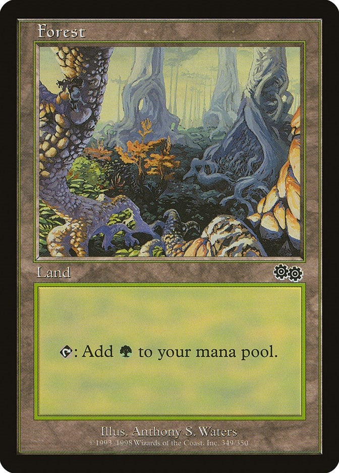Image for Forest (349) (Urza's Saga) (349) - Magic: The Gathering