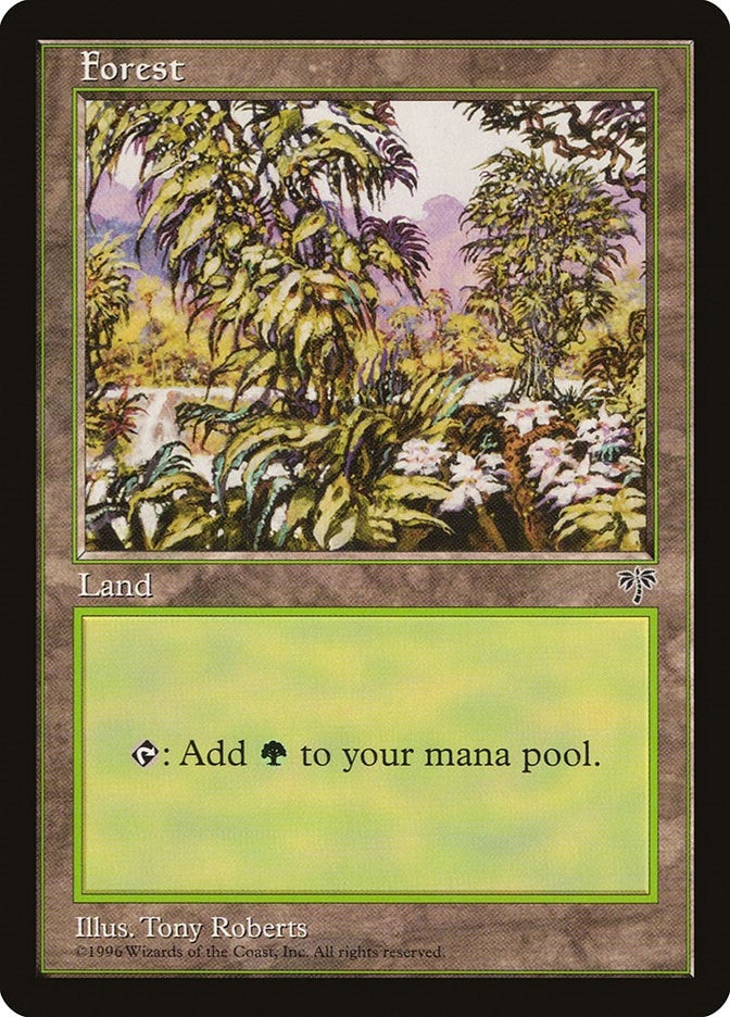 Image for Forest (White Flowers Right) (Mirage) - Magic: The Gathering