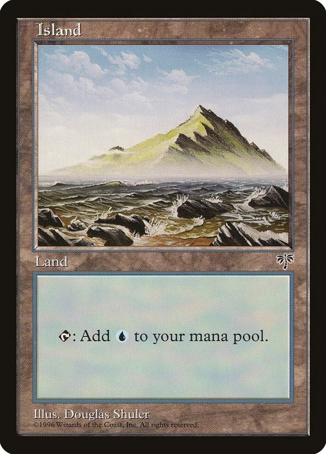 Image for Island (Rocky Water) (Mirage) - Magic: The Gathering