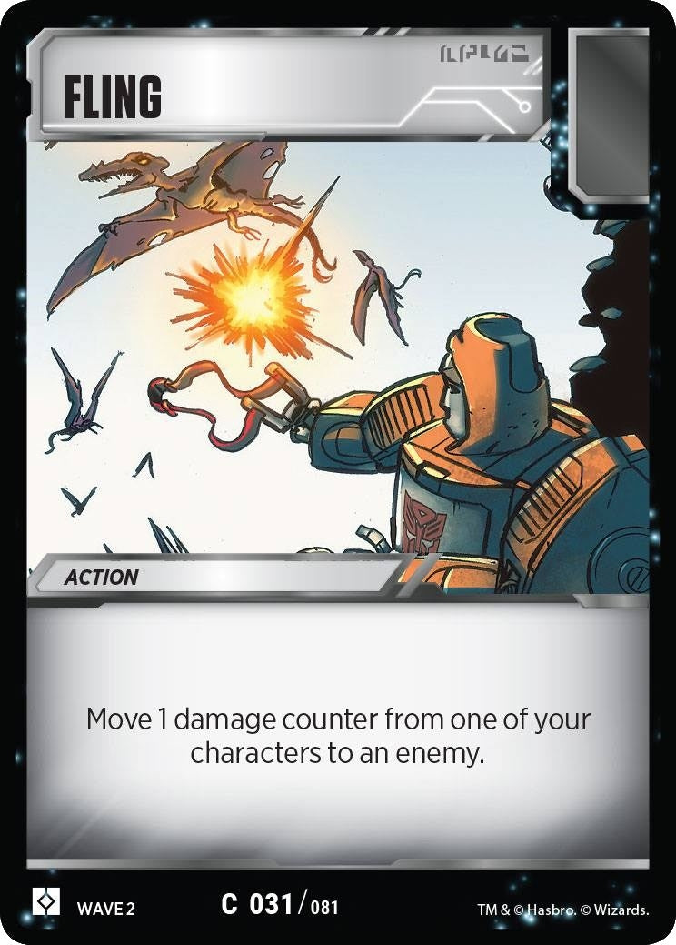 Image for Fling (Rise of the Combiners) (31) - Transformers TCG
