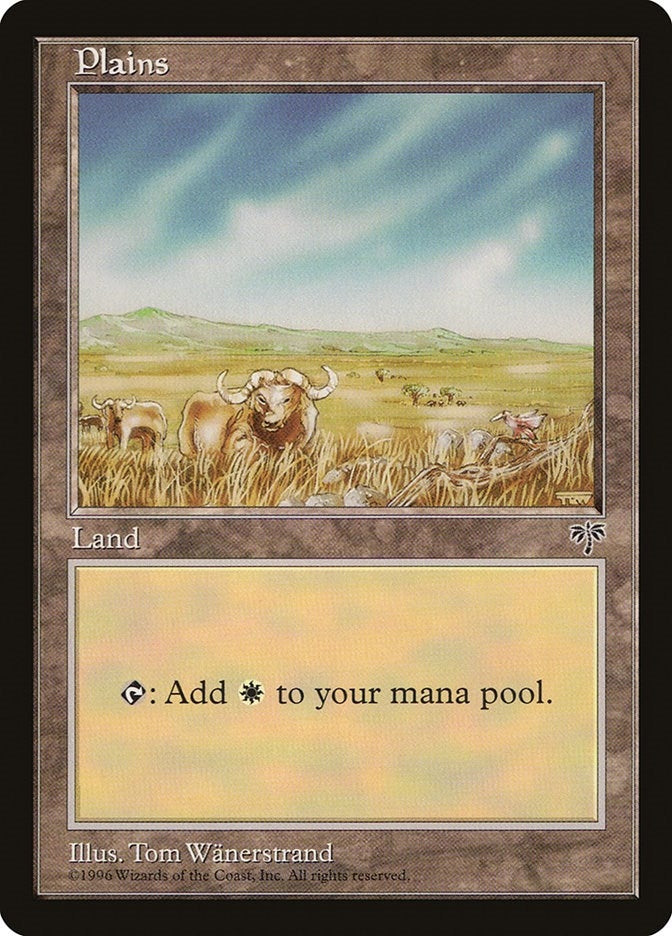 Image for Plains (Buffalo) (Mirage) - Magic: The Gathering